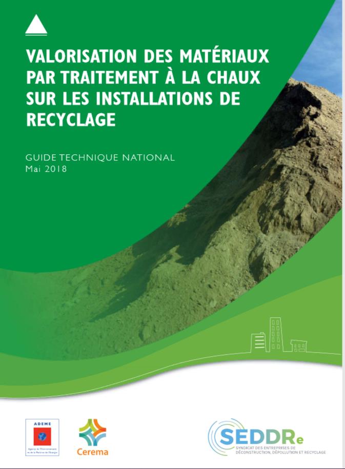 Valorisation des matériaux par traitement à la chaux sur les installations de recyclage