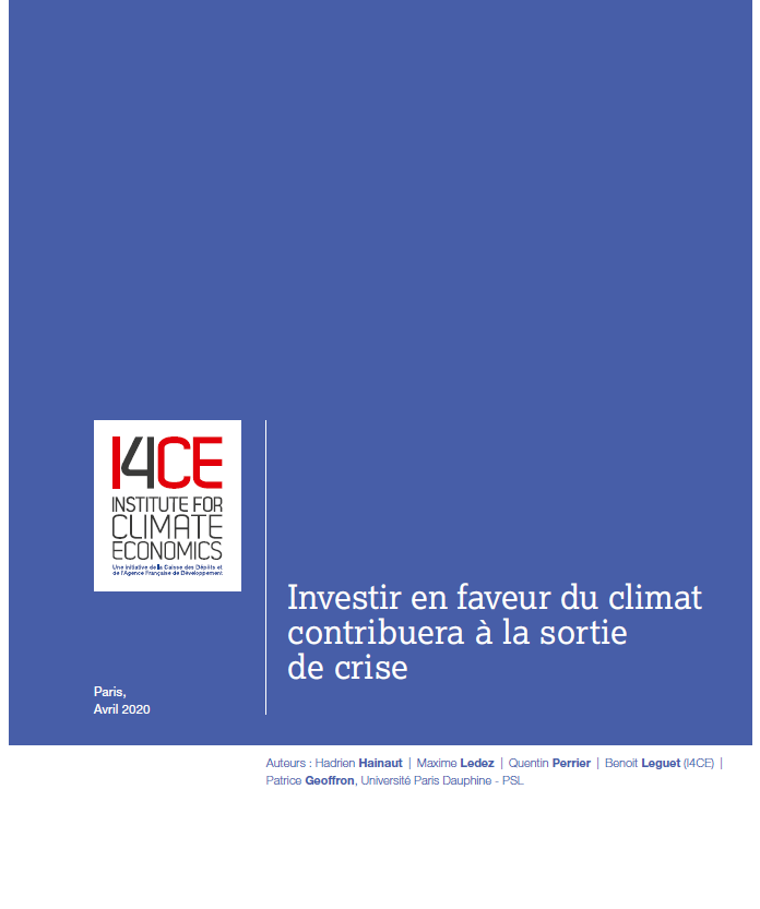 Relance : comment financer l'action climat