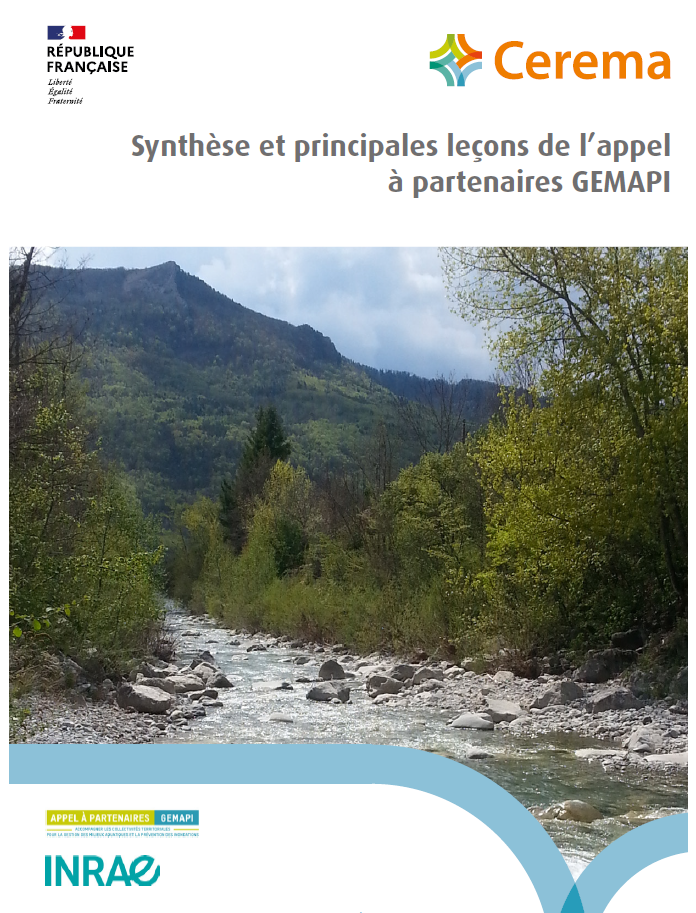 Synthèse et principales leçons de l'appel à partenaires GEMAPI