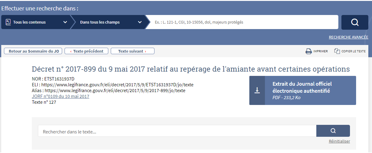 Repérage avant travaux : une obligation réglementaire