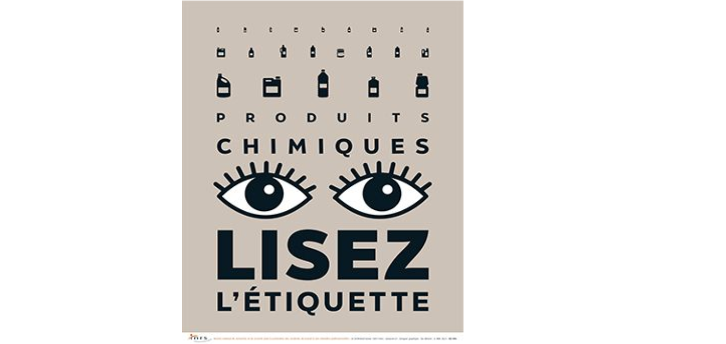 Produits chimiques, lisez l'étiquette