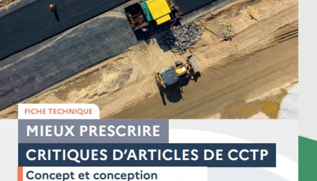 Aides à l'emploi de matériaux alternatifs : CCTP-concept et conception des thèmes 