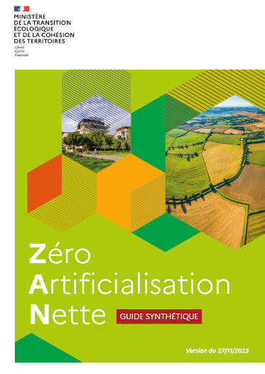 ZAN : un guide synthétique du Ministère de la Transition Ecologique
