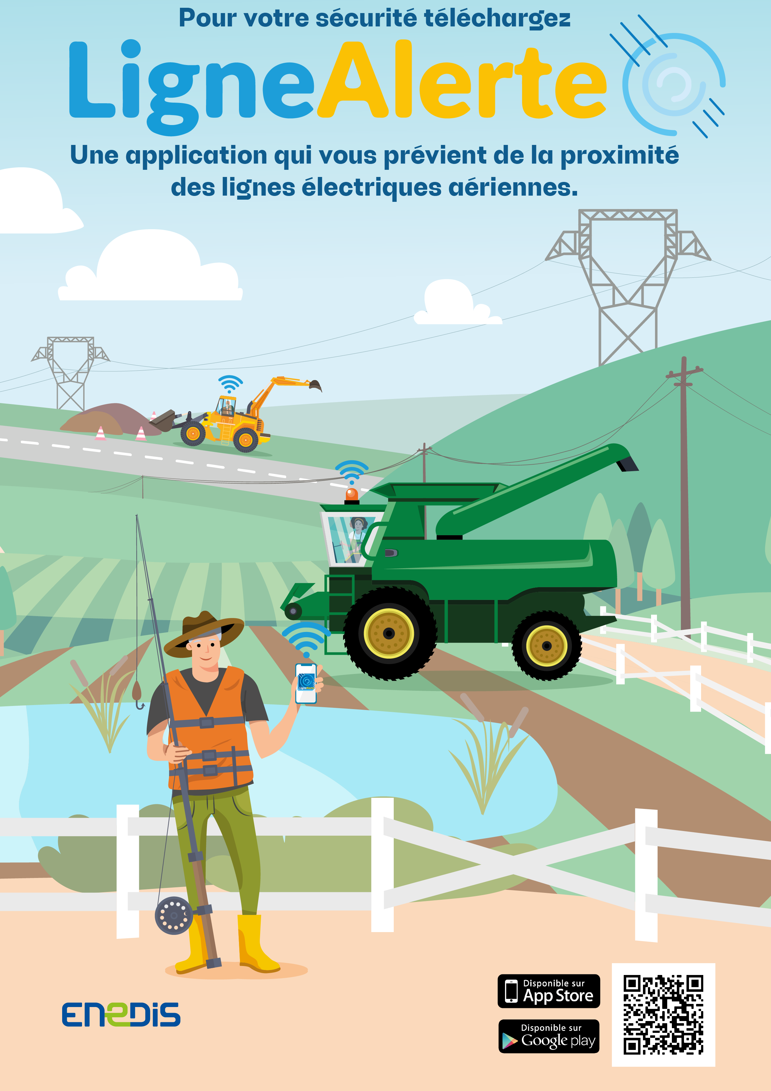 AFFICHE LIGNE ALERTE Vertical V06 AFFICHE LIGNE ALERTE V5