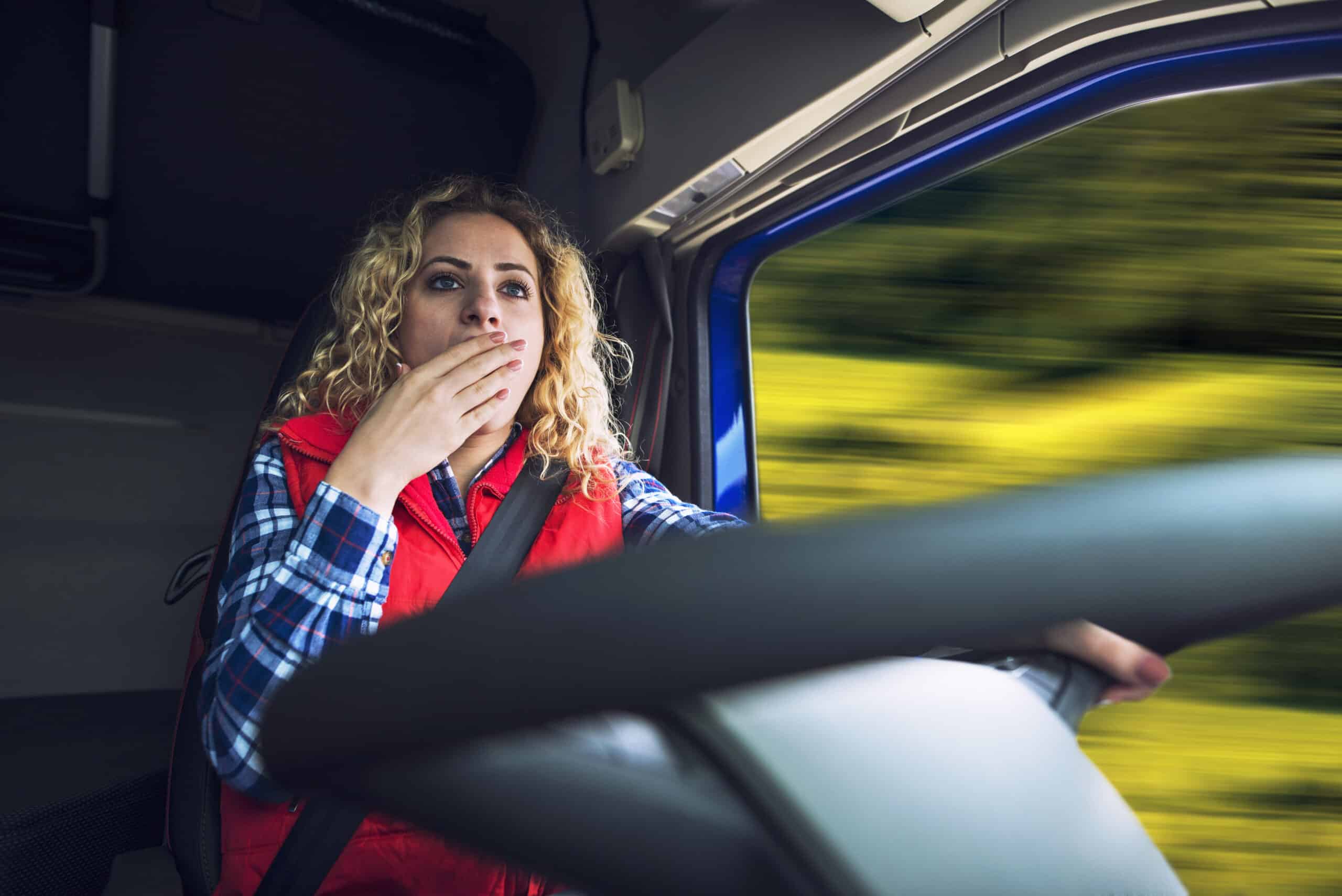 Mortalité routière : 75 % des conducteurs professionnels roulent fatigués