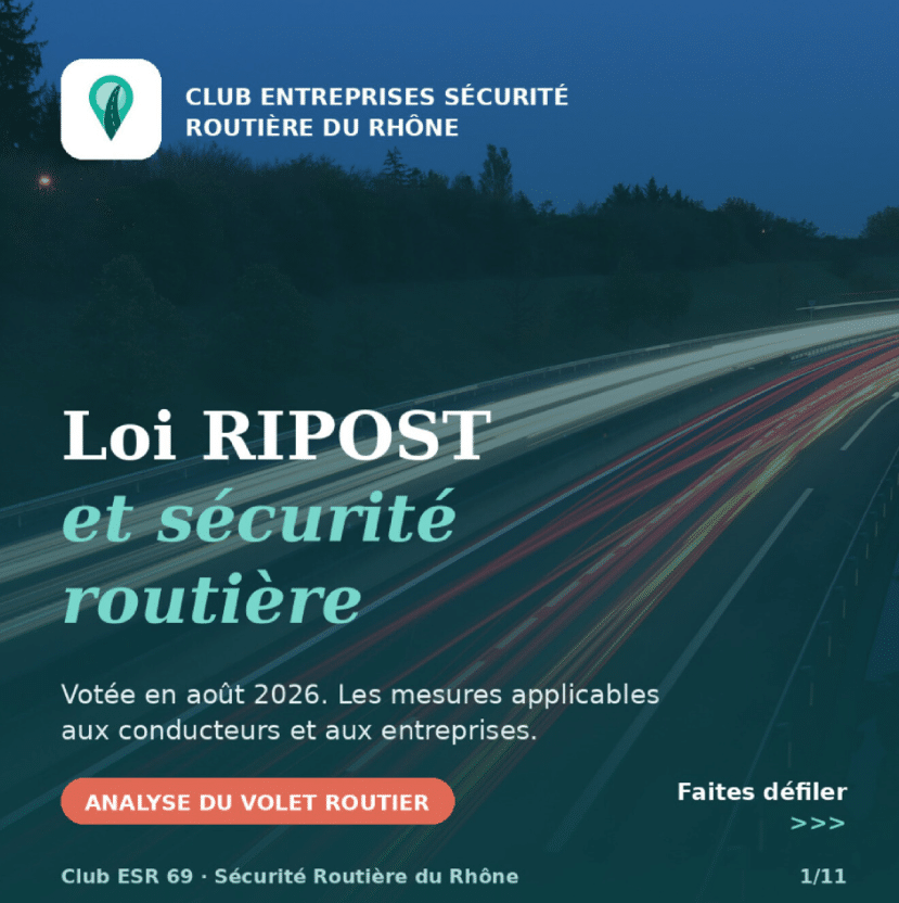 Loi RIPOST : les nouvelles mesures concernant la sécurité routière